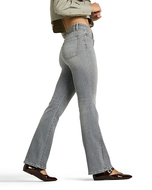 Jeans Paris flared grey smoky mellangrå - 3