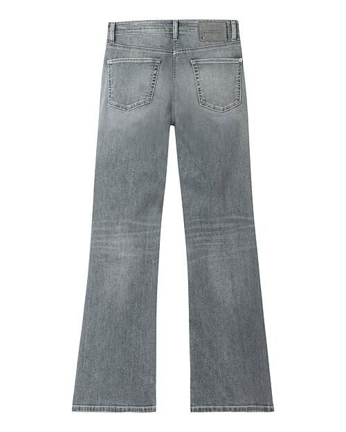 Jeans Paris flared grey smoky mellangrå - 7