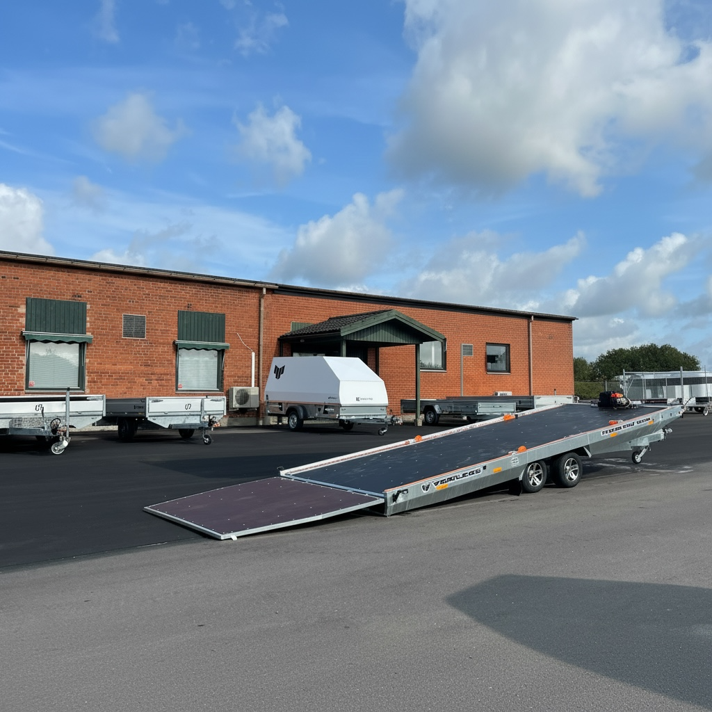 4P TrackDay 550TD G2 Open Biltrailer 210 x 550 cm 2 axlad