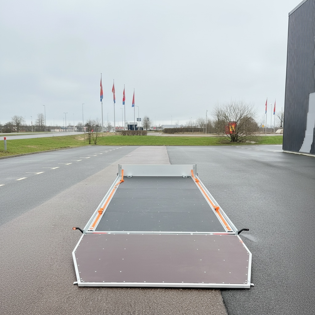 4P TrackDay 550TD G2 Open Biltrailer 210 x 550 cm 2 axlad - 2