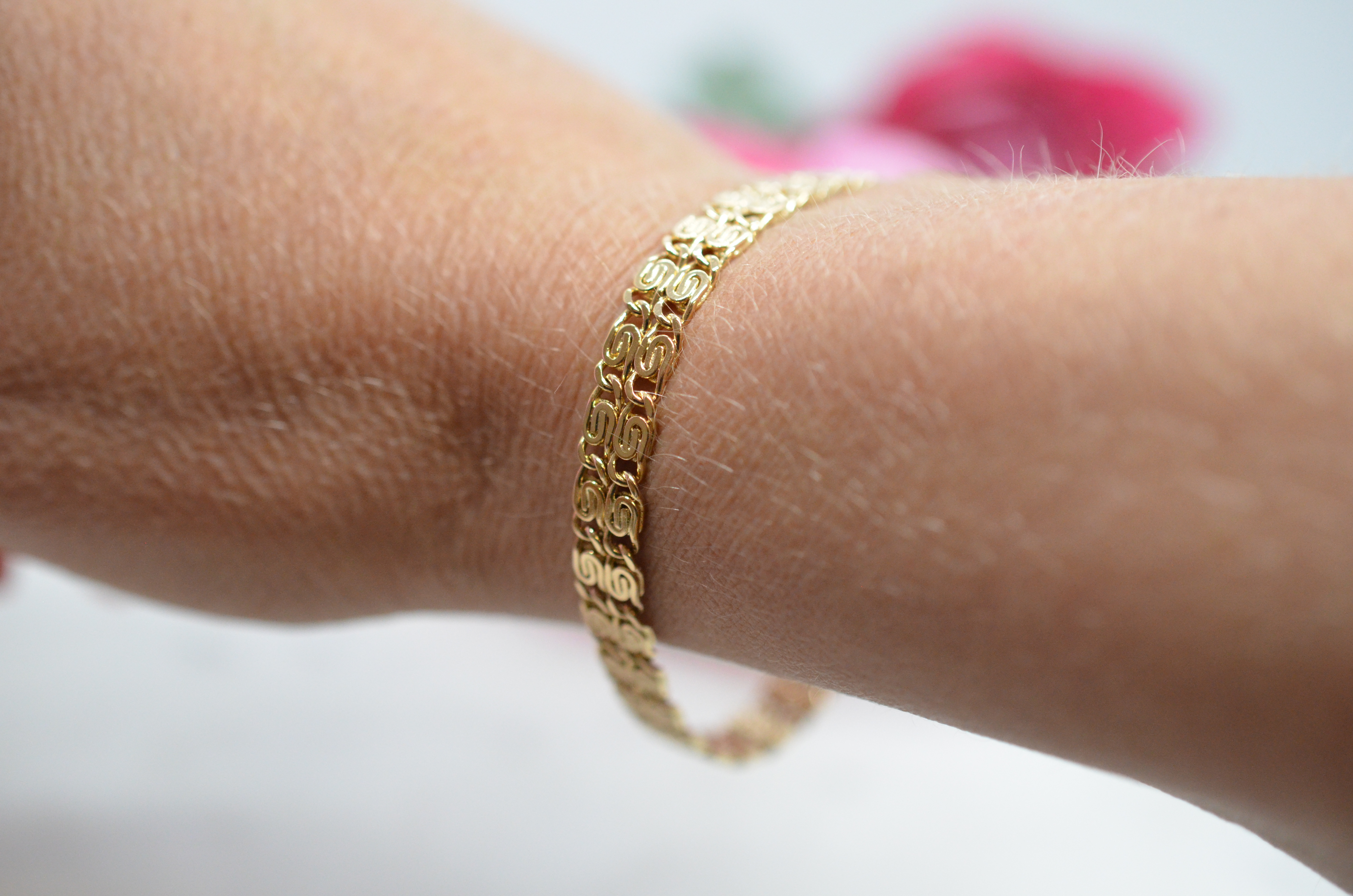 Vintage 18k double-row bracelet, 1969 - 6