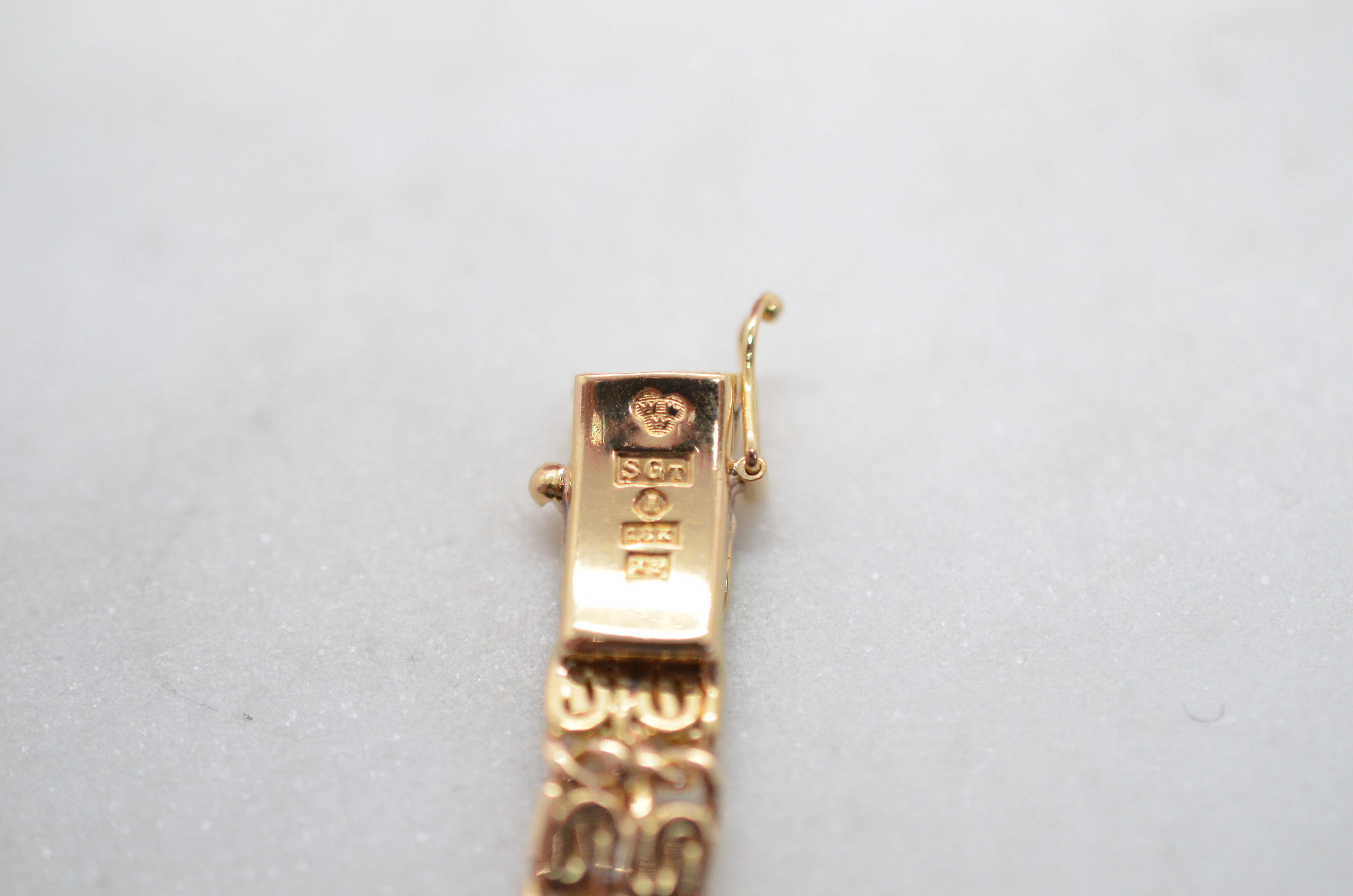 Vintage 18k double-row bracelet, 1969 - 5