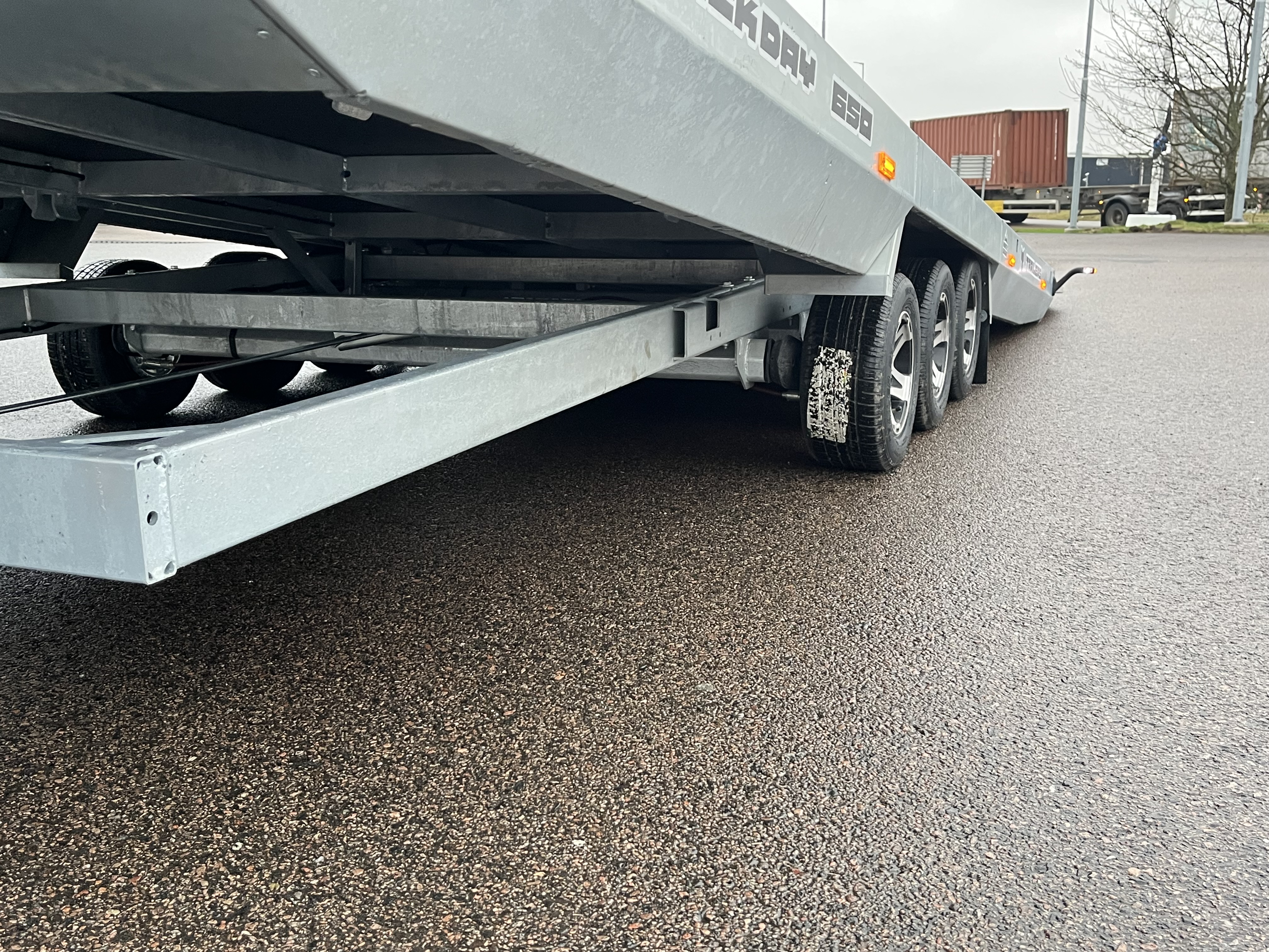 4P TrackDay 550TD G3 Open Biltrailer 210 x 550 cm 3 axlad - 7
