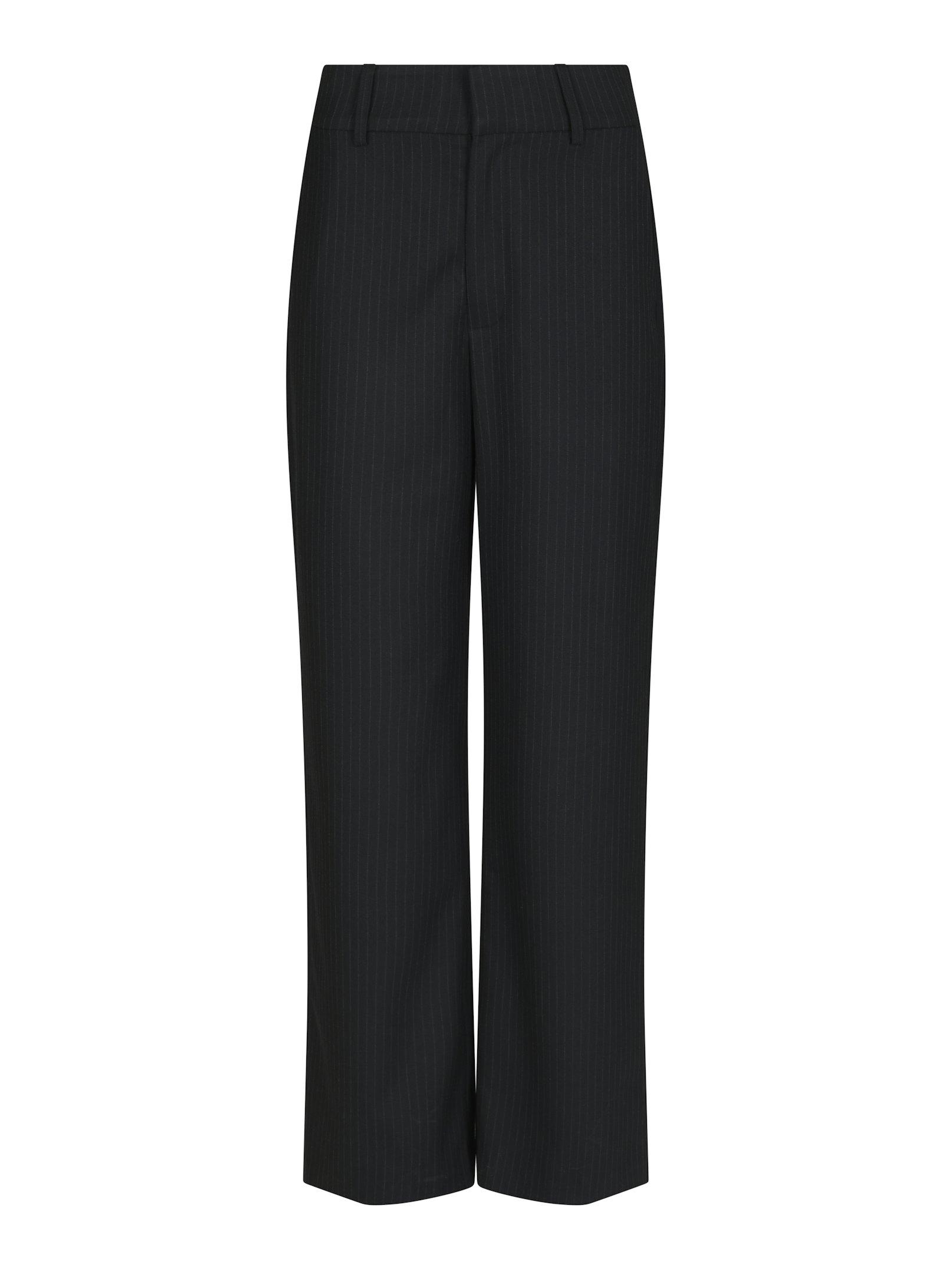 Nathalie Slim Pinstripe Pants Dark Navy