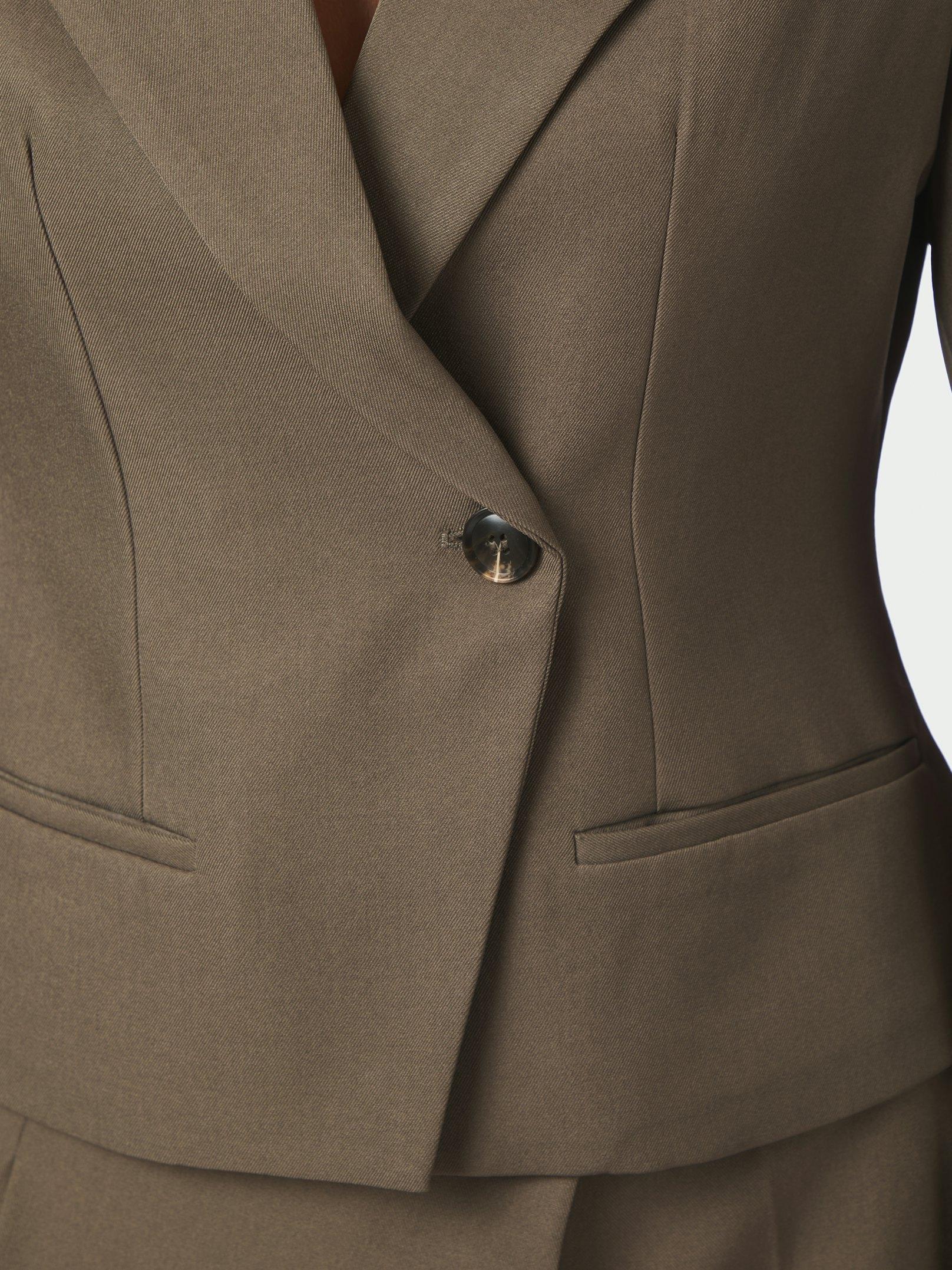 Valia Structure Blazer Dusty Brown - 6