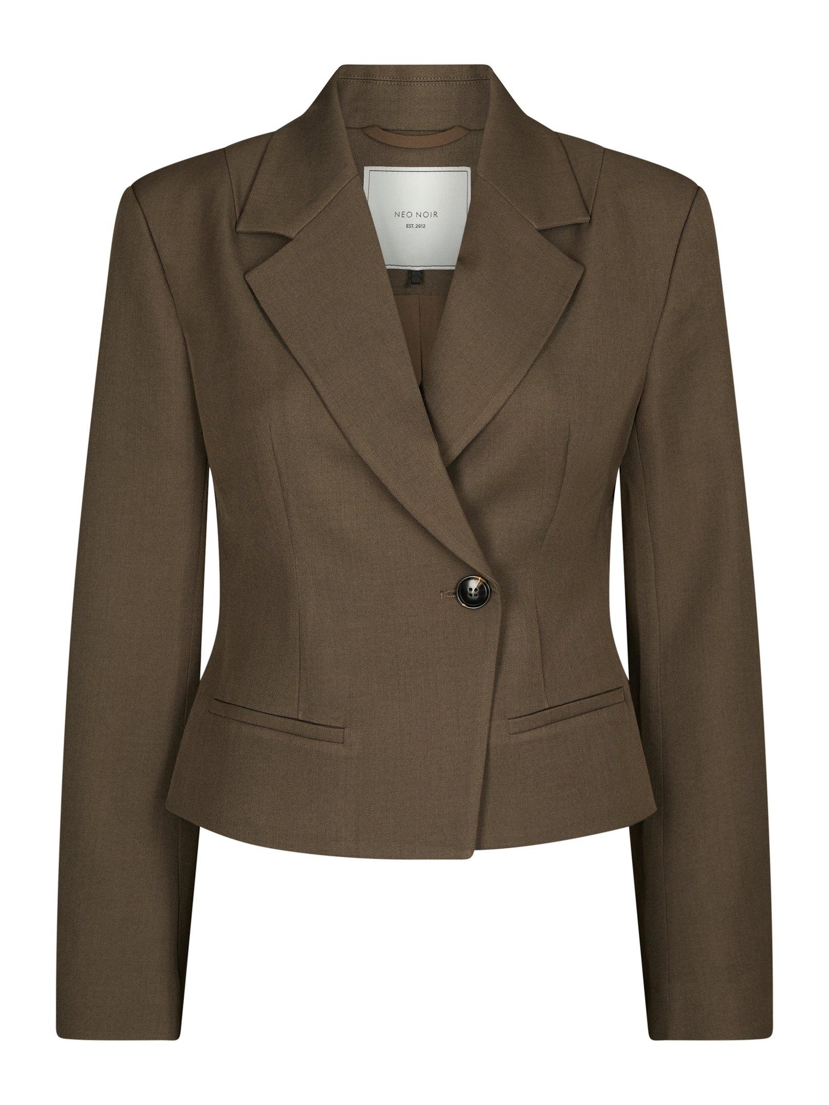 Valia Structure Blazer Dusty Brown
