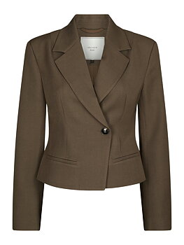 Valia Structure Blazer Dusty Brown