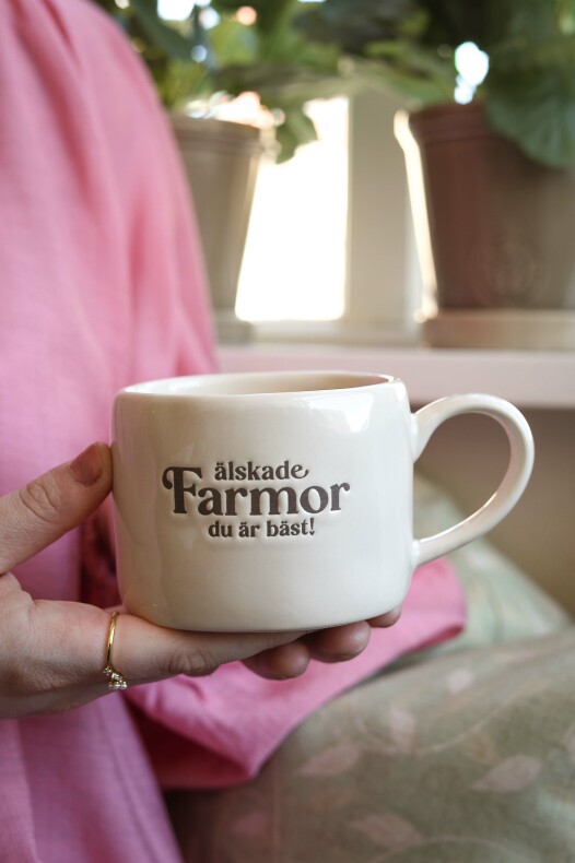Majas mugg - Älskade farmor