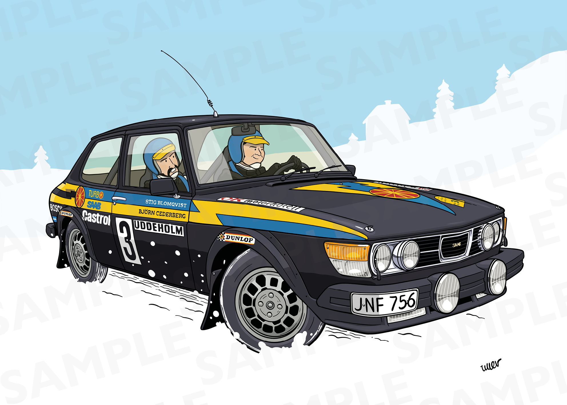 Poster Stig Blomqvist 