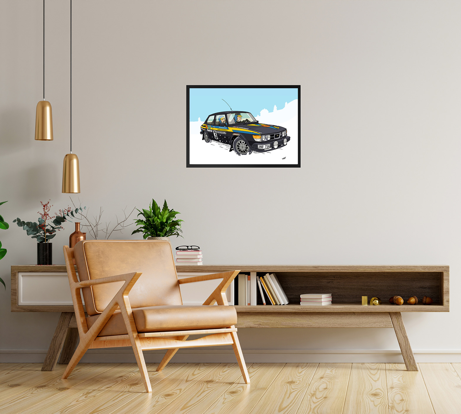 Poster Stig Blomqvist  - 2