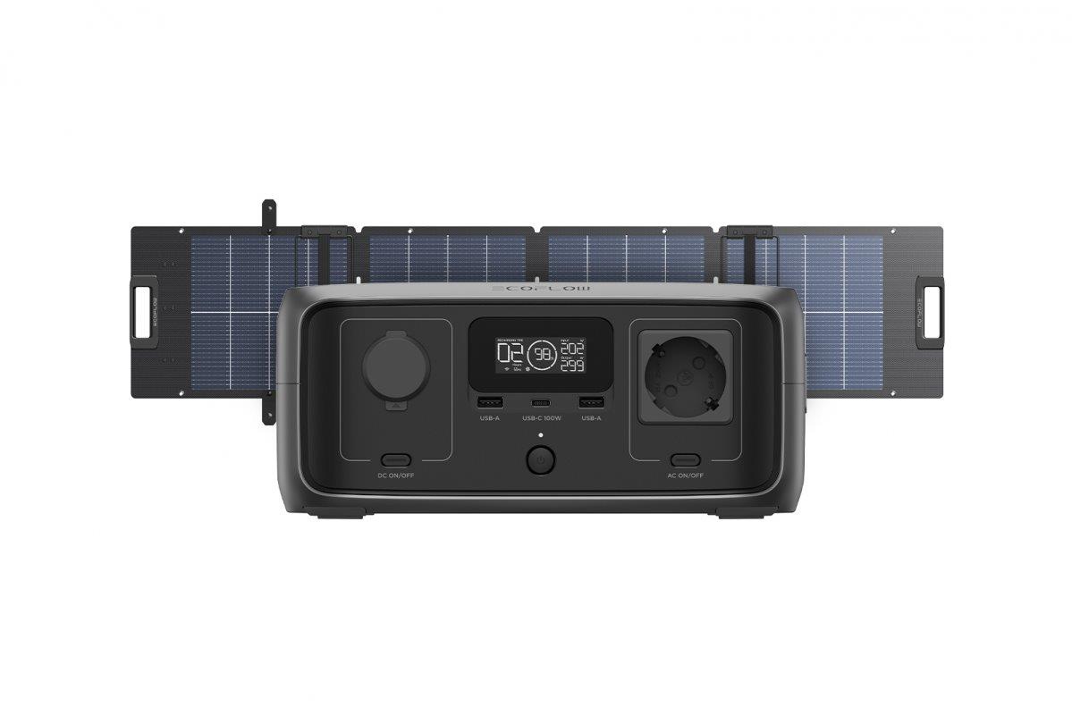 EcoFlow River 3 UPS + EcoFlow 110W Solar Panel (Soft Bundle)