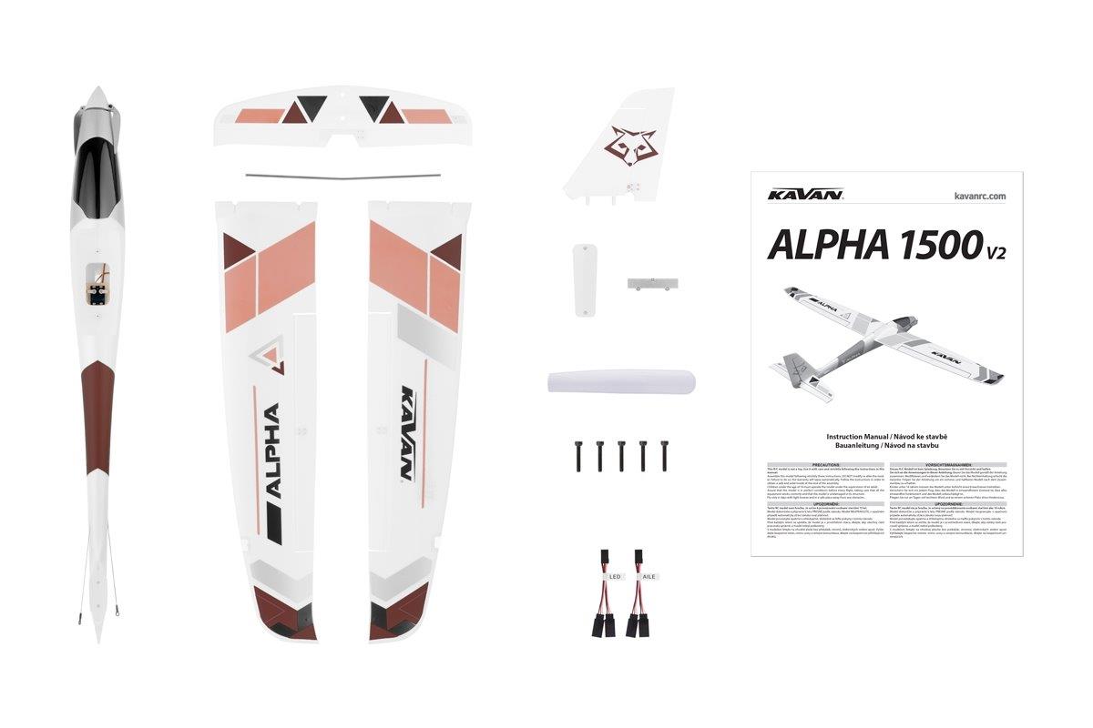 KAVAN Alpha V2 1500mm RTF - red - 16