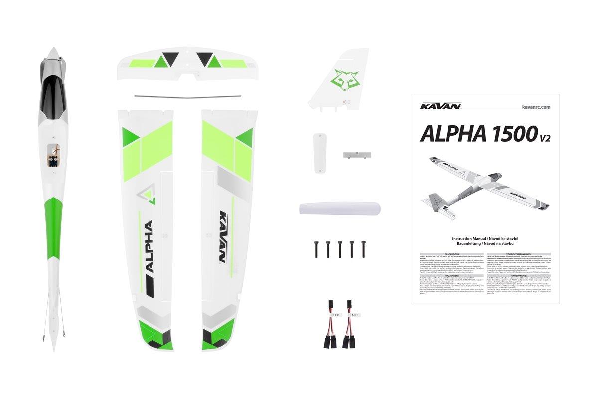 KAVAN Alpha V2 1500mm RTF - green - 16