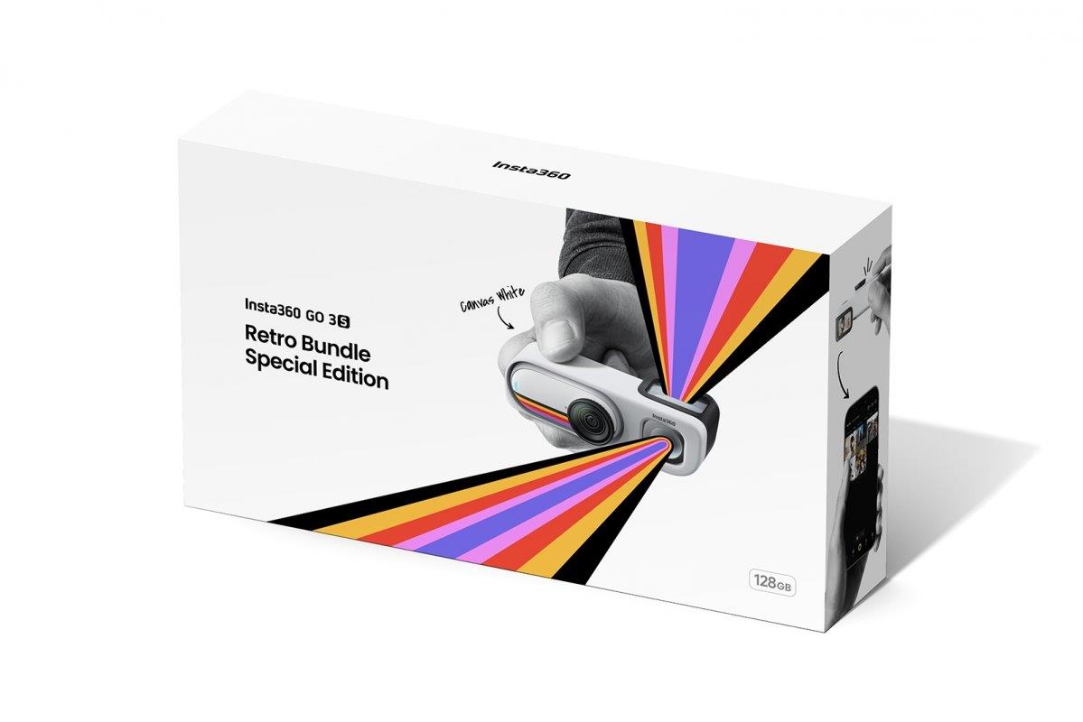 Insta360 GO 3S Retro Bundle (Special Edition)- Canvas White 128G - 10