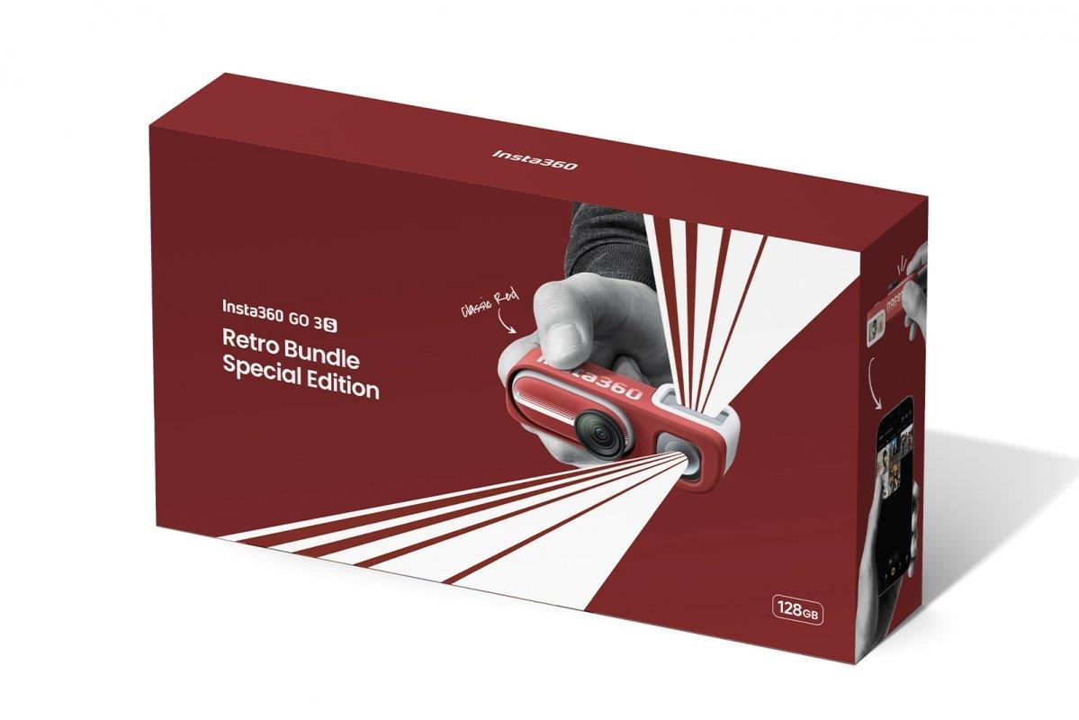 Insta360 GO 3S Retro Bundle (Special Edition)- Classic Red 128G - 10