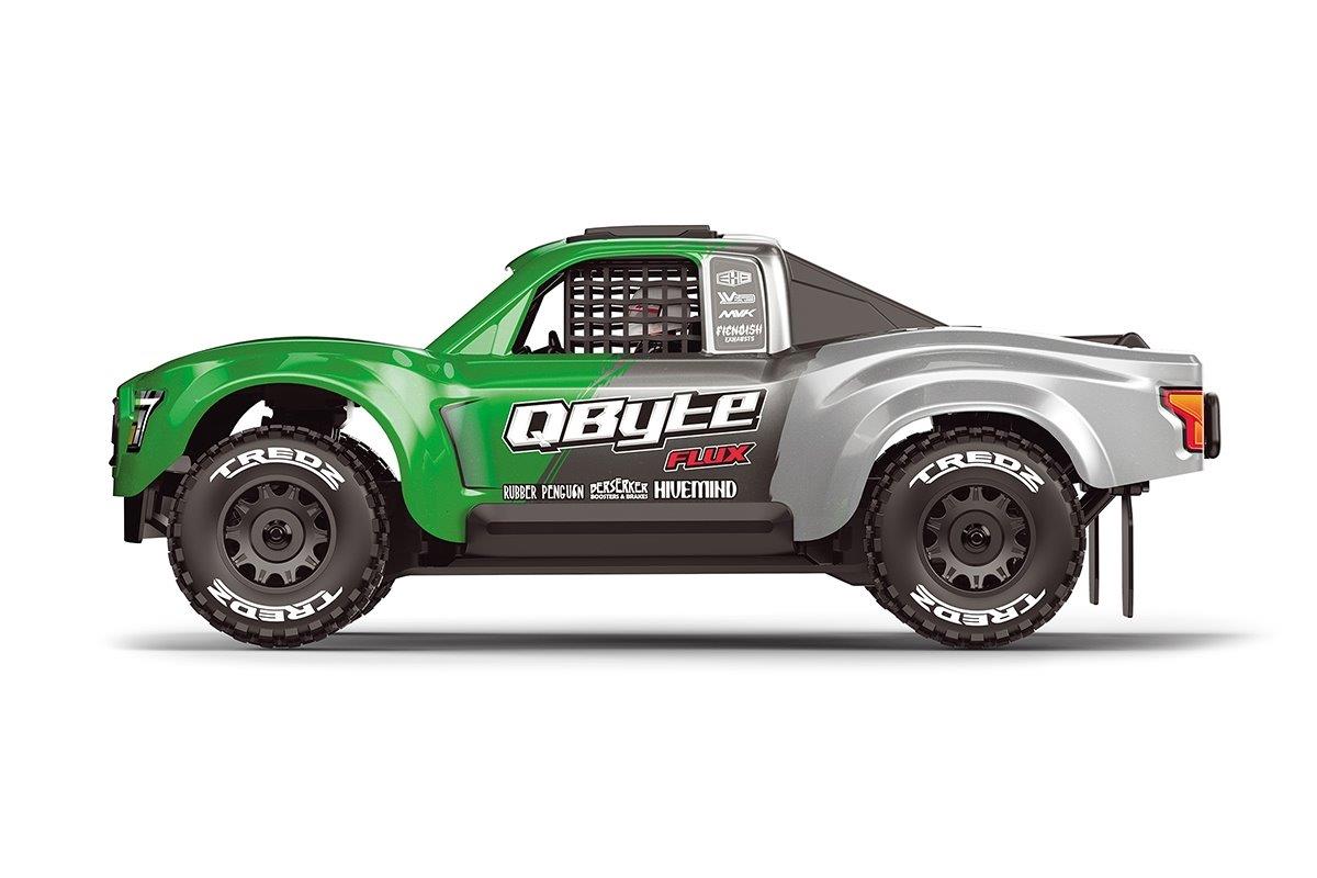 Maverick QByte SC Flux 1/12th SC Truck - Green - 3