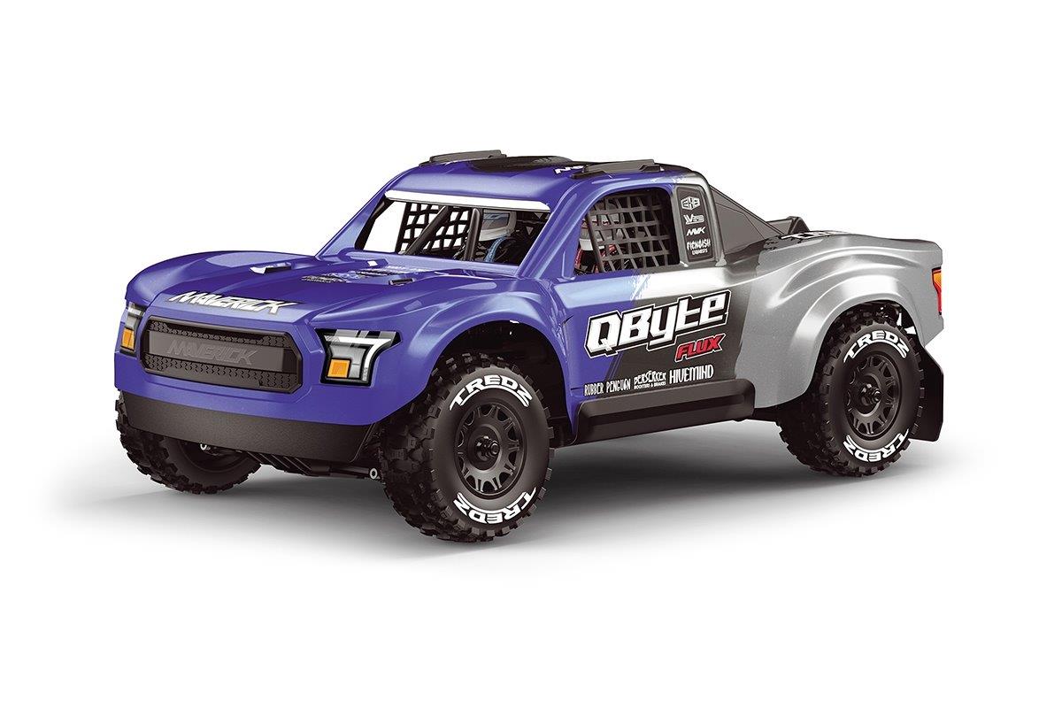 Maverick QByte SC Flux 1/12th SC Truck - Blue