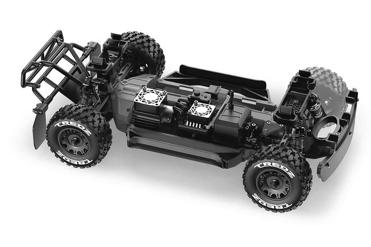 Maverick QByte SC Flux 1/12th SC Truck - Blue - 4