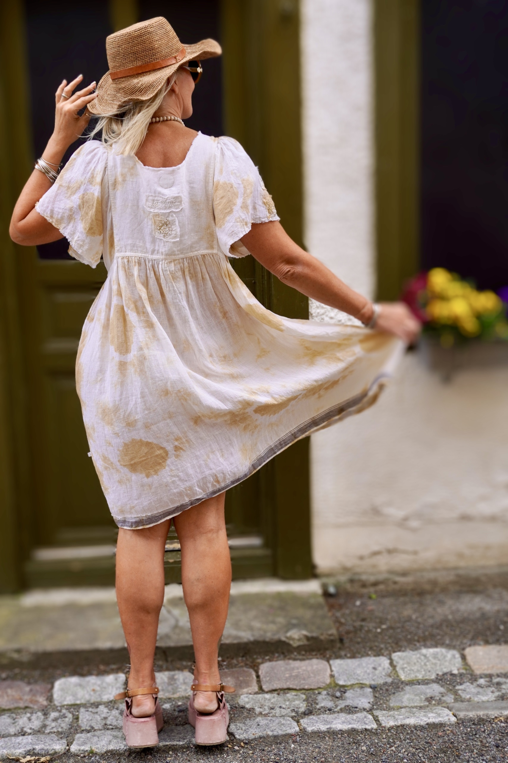 POPPY DORI LINEN  DRESS POPPY CAFÉ MALIBU  - 7