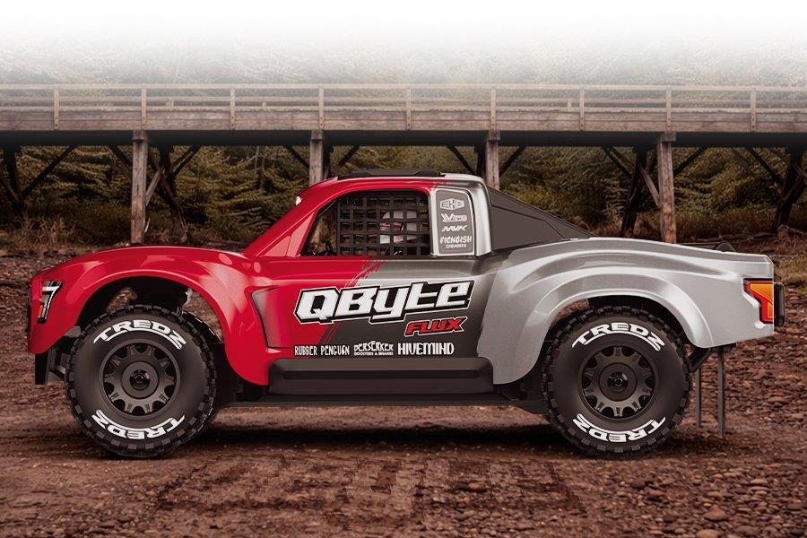 Maverick QByte SC Flux 1/12th SC Truck - Red - 7