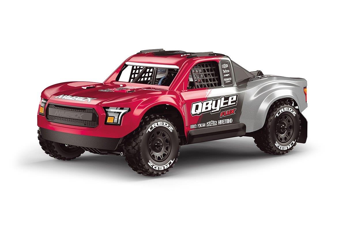 Maverick QByte SC Flux 1/12th SC Truck - Red