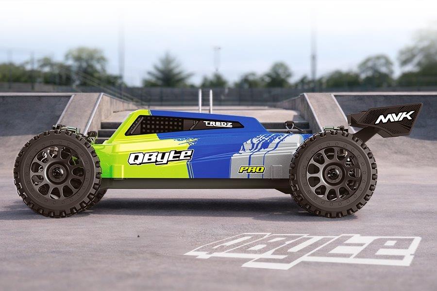 Maverick QByte XB Pro 1/12th Buggy - Fluoro Green - 7