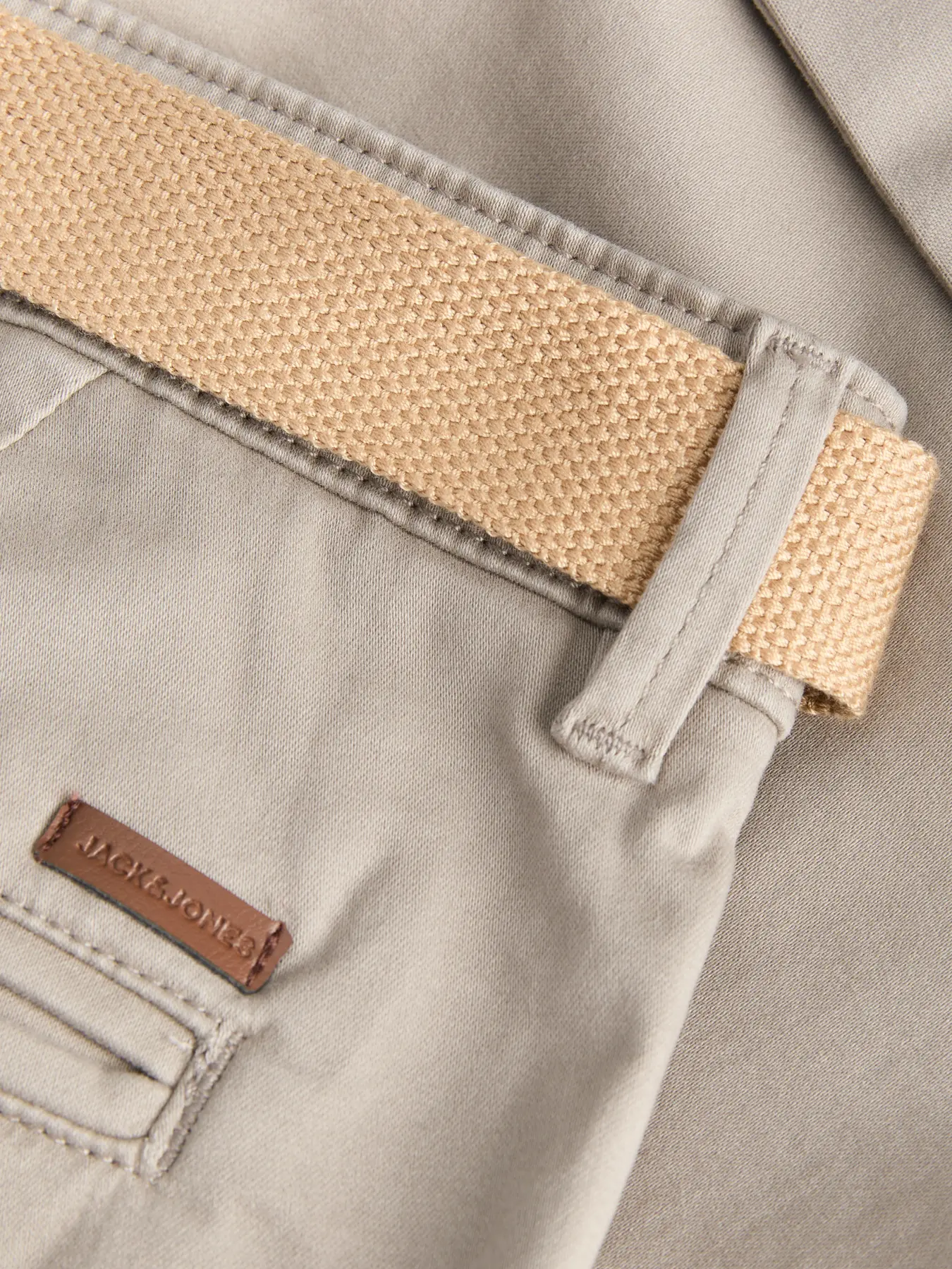 JPSTBOWIE JJCHINO SHORTS MG W. BELT REG - 3