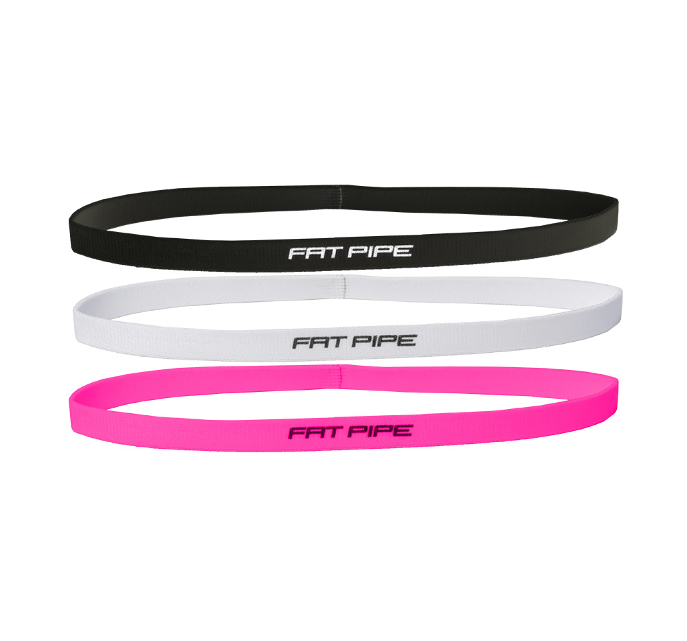 FAT PIPE Hairband Winny 3-pack black/white/pink
