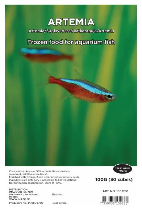 Frysta Artemia 100 g