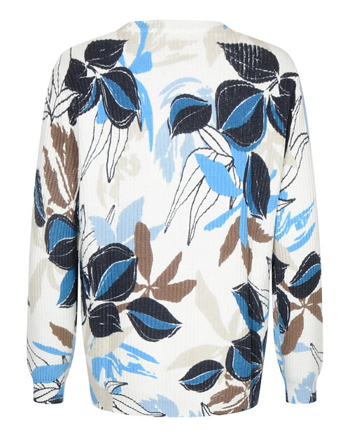 Jumper blommig beige/brun/blå/vit - 2