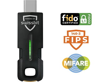 Swissbit iShield Key 2 USB-C säkerhetsnyckel