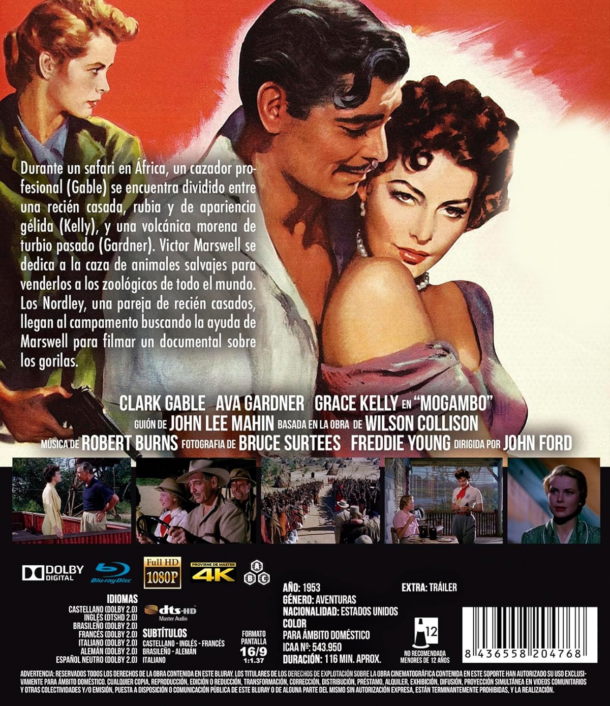 Mogambo (ej svensk text) (Blu-ray) - 2