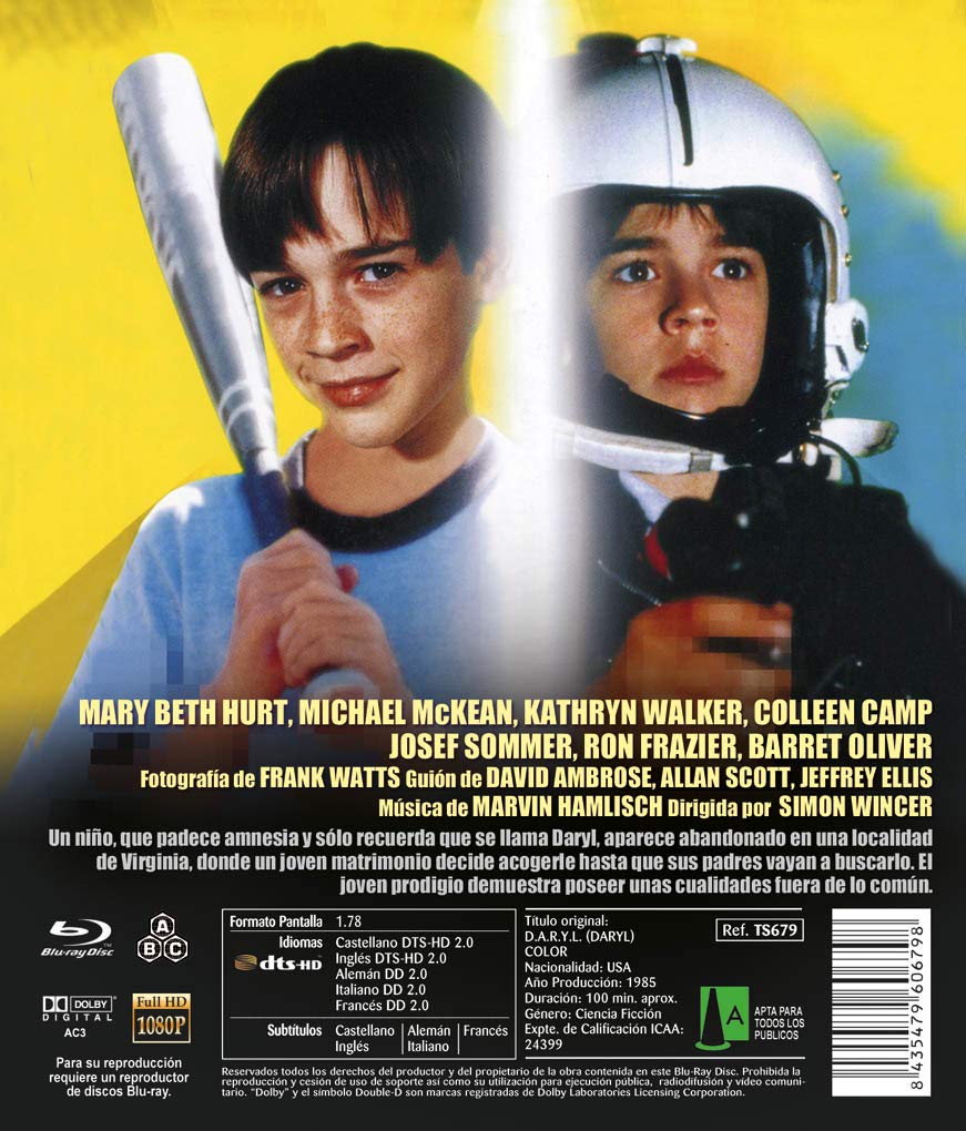 D.A.R.Y.L. (ej svensk text) (Blu-ray) - 2