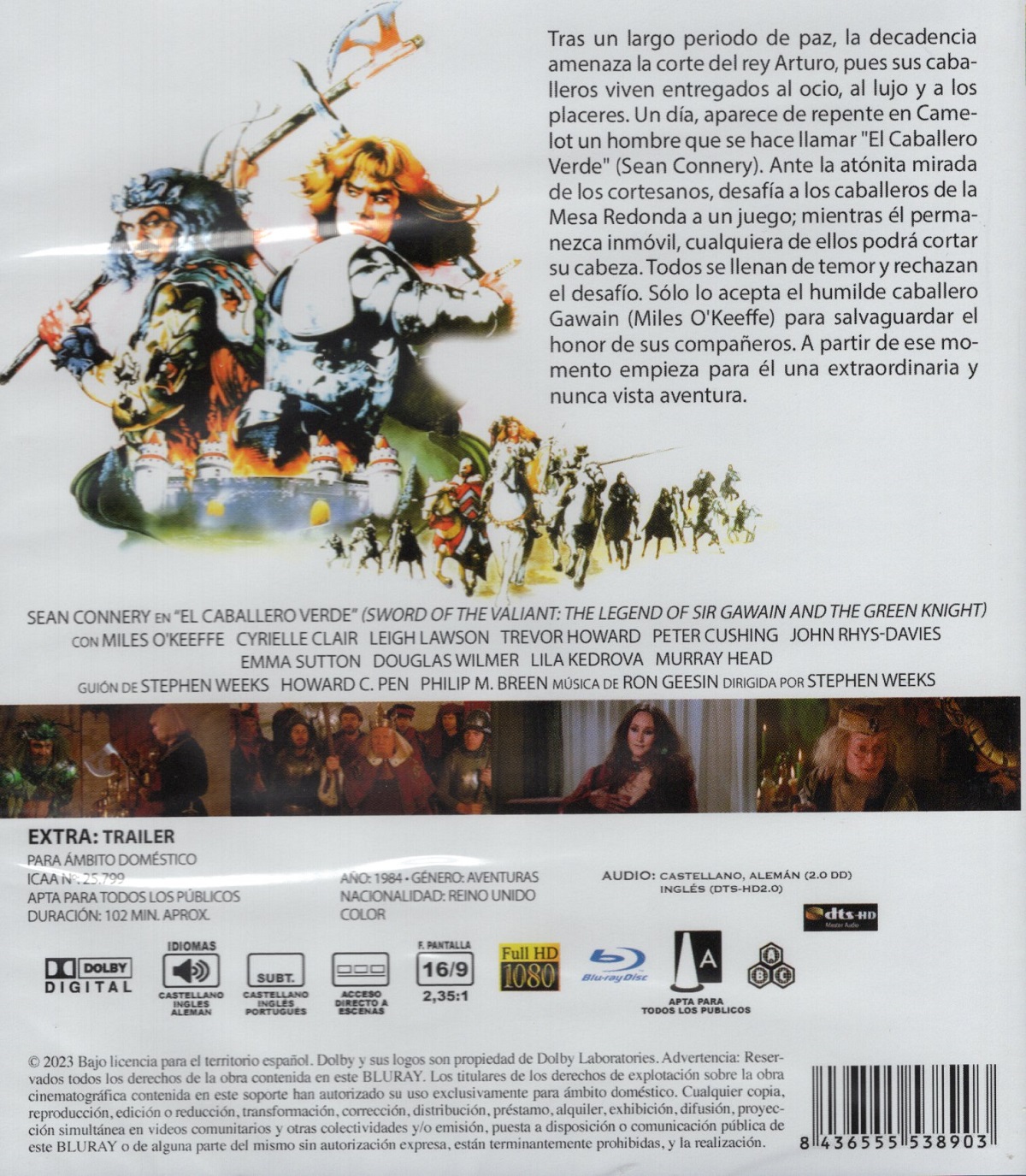 Sword of the Valiant: The Legend of Sir Gawain And the Green Knight (ej svensk text) (Blu-ray) - 2