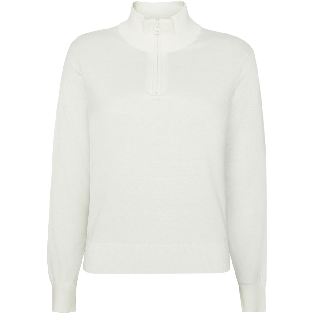  GRLudvig Half Zip Knit Off White