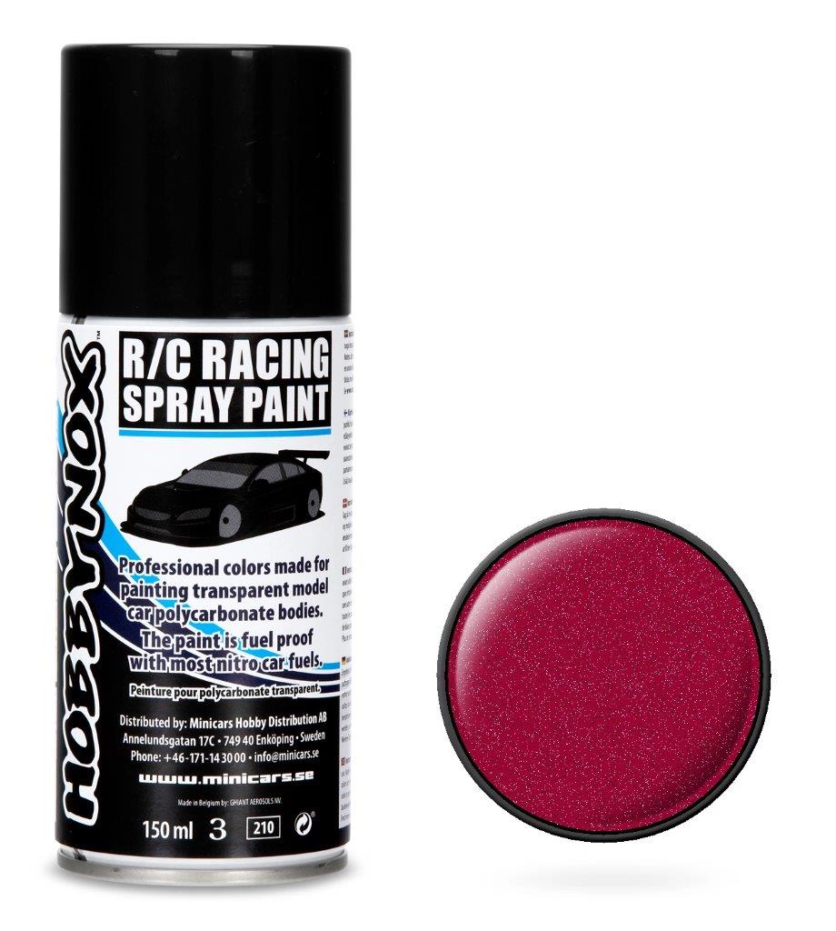 HOBBYNOX Metallic Röd R/C Racing Spray Färg 150 ml