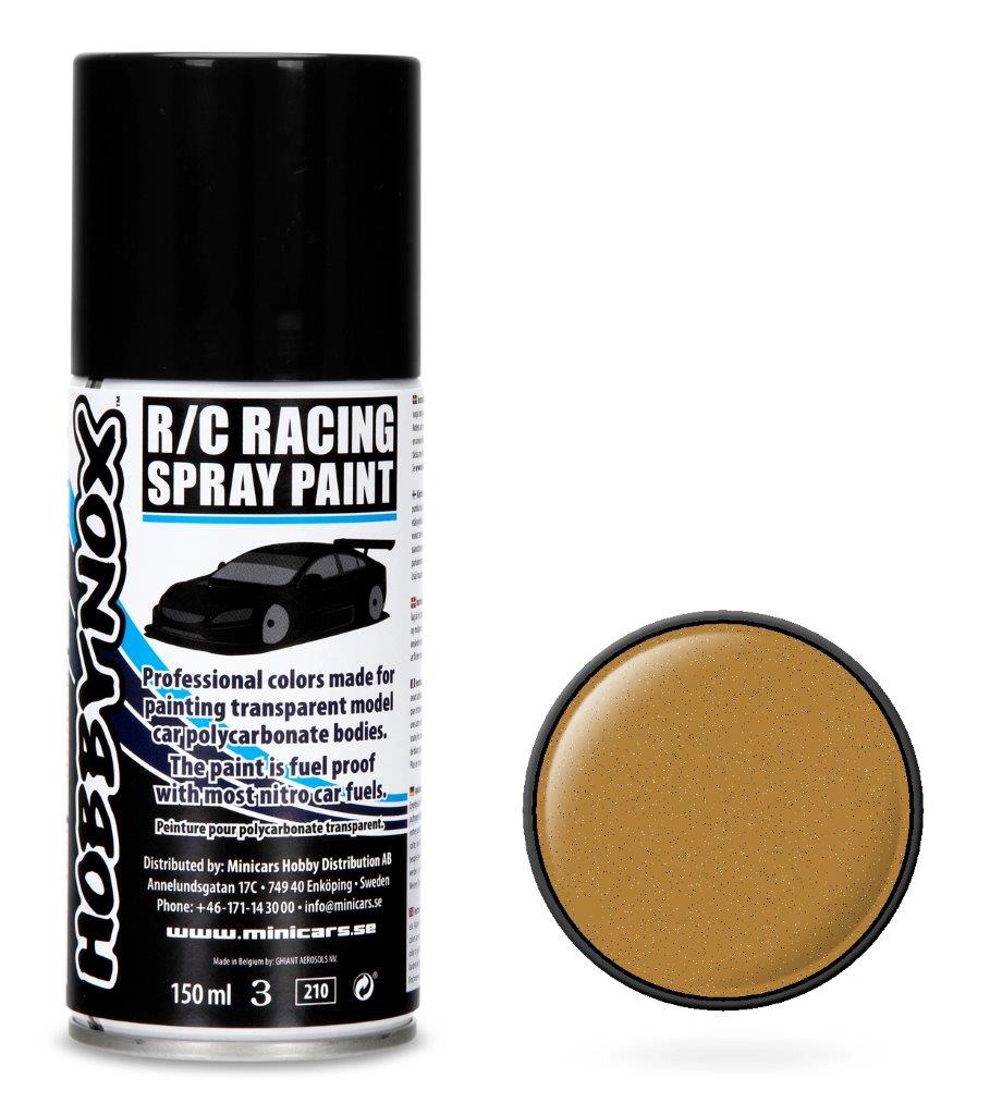HOBBYNOX Metallic Guld R/C Racing Spray Färg 150 ml