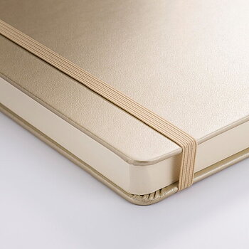 Sketchbook White Gold 12 x 12 cm / Skissblock vitguld 12 x 12 cm