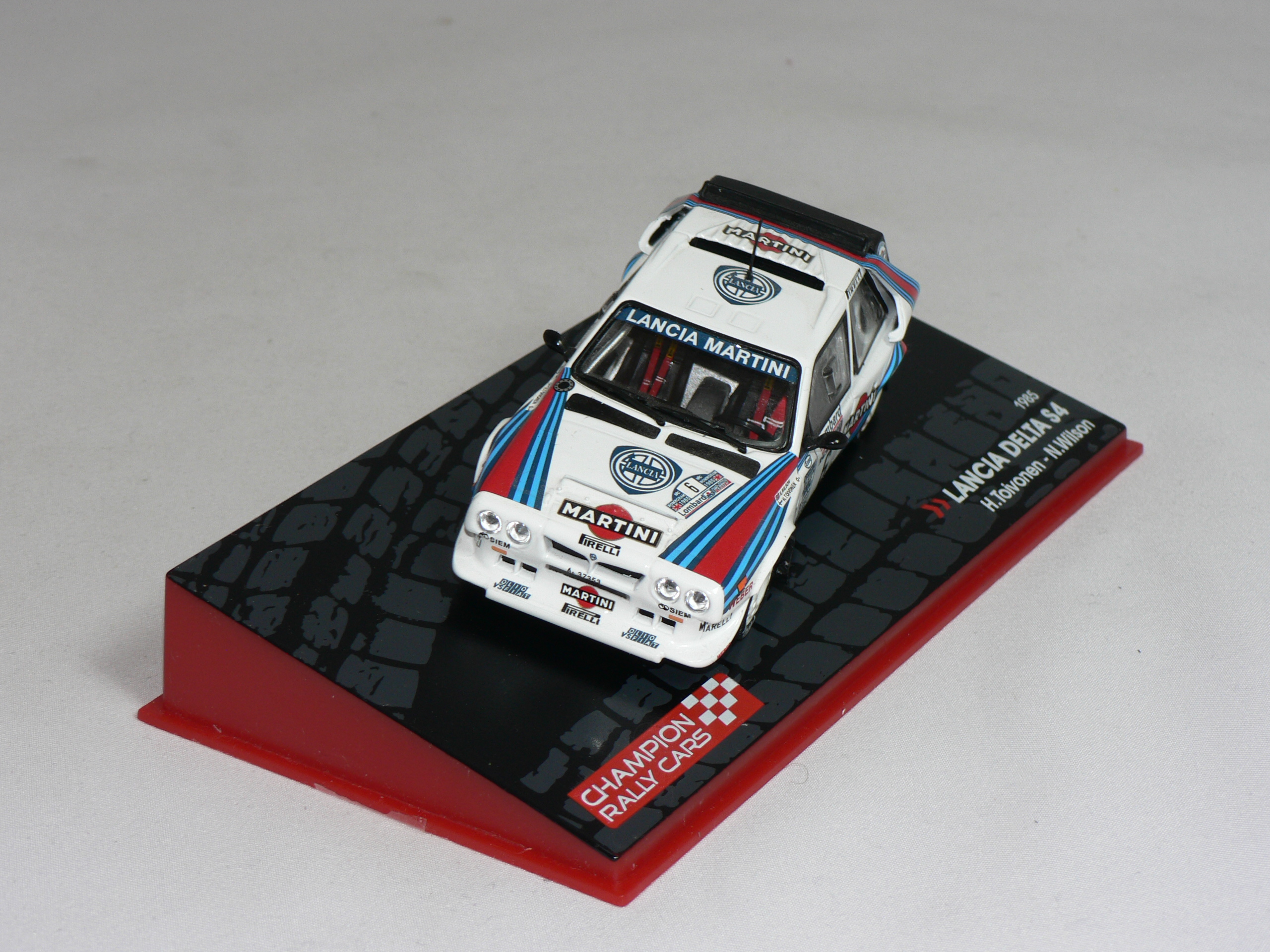 Lancia Delta  S4  #6 1985    ( H. Toivonen  N.Wilson  1:43    Campion Rally car