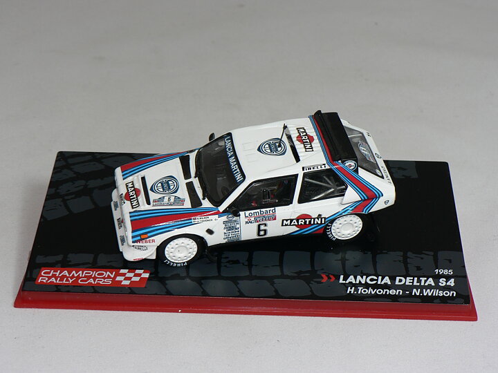Lancia Delta  S4  #6 1985    ( H. Toivonen  N.Wilson  1:43    Campion Rally car