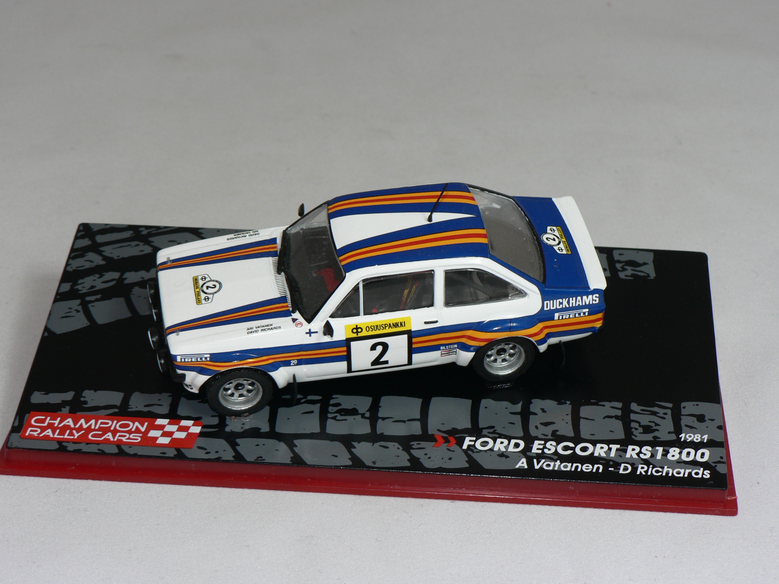 Ford  Escort  Rs 1800  #2  1981   A. Vatanen- D.Richards  1:43  Champion Rally cars - 3