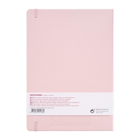 SketchBook Pastel Pink 21 x 30 cm / Skissblock pastellrosa 21 x 30 cm - 3
