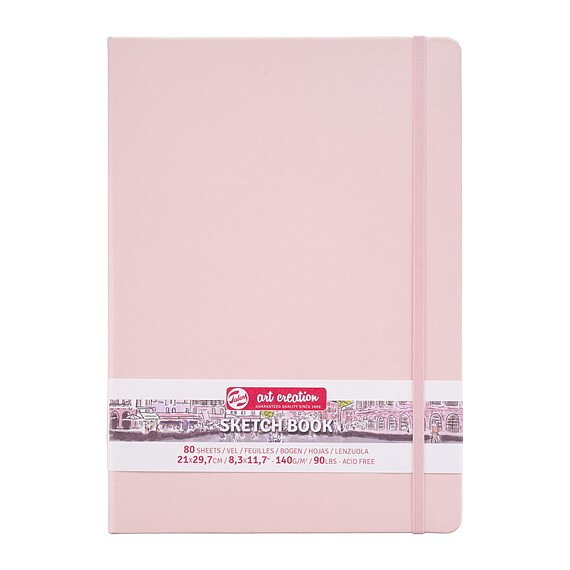 SketchBook Pastel Pink 21 x 30 cm / Skissblock pastellrosa 21 x 30 cm