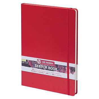 SketchBook Red 21 x 30 cm / Skissblock röd 21 x 30 cm