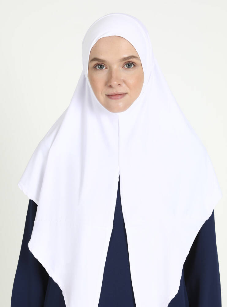 Hijab - Instant Square Jersey - White - 4