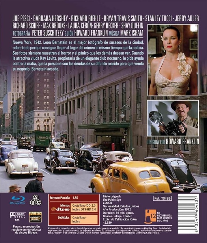 The Public Eye (ej svensk text) (Blu-ray) - 2