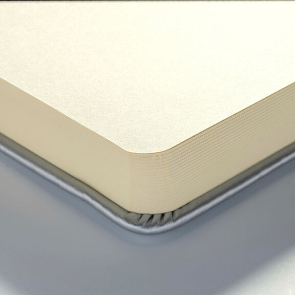 Sketchbook Shiny Silver 21 x 30 cm / Skissblock blank silver 21 x 30 cm - 3