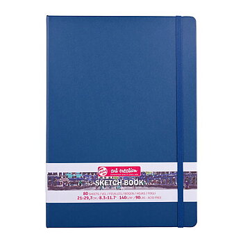 Sketchbook Navy Blue 21 x 30 cm / Skissblock marinblå 21 x 30 cm