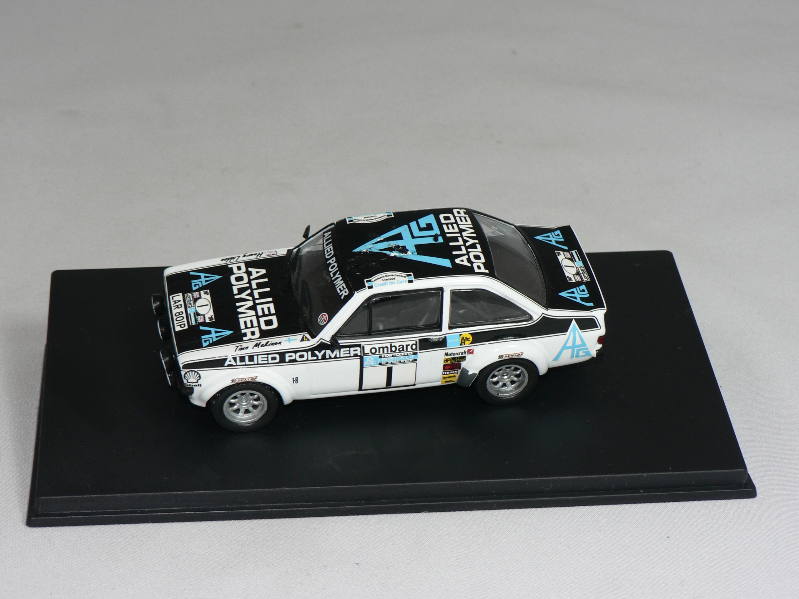 Ford ESCORT II RS 1800 TEAM ALLIED POLYMER #2  1975 MAKINEN - LIDDON   1:43 Trofeu - 3