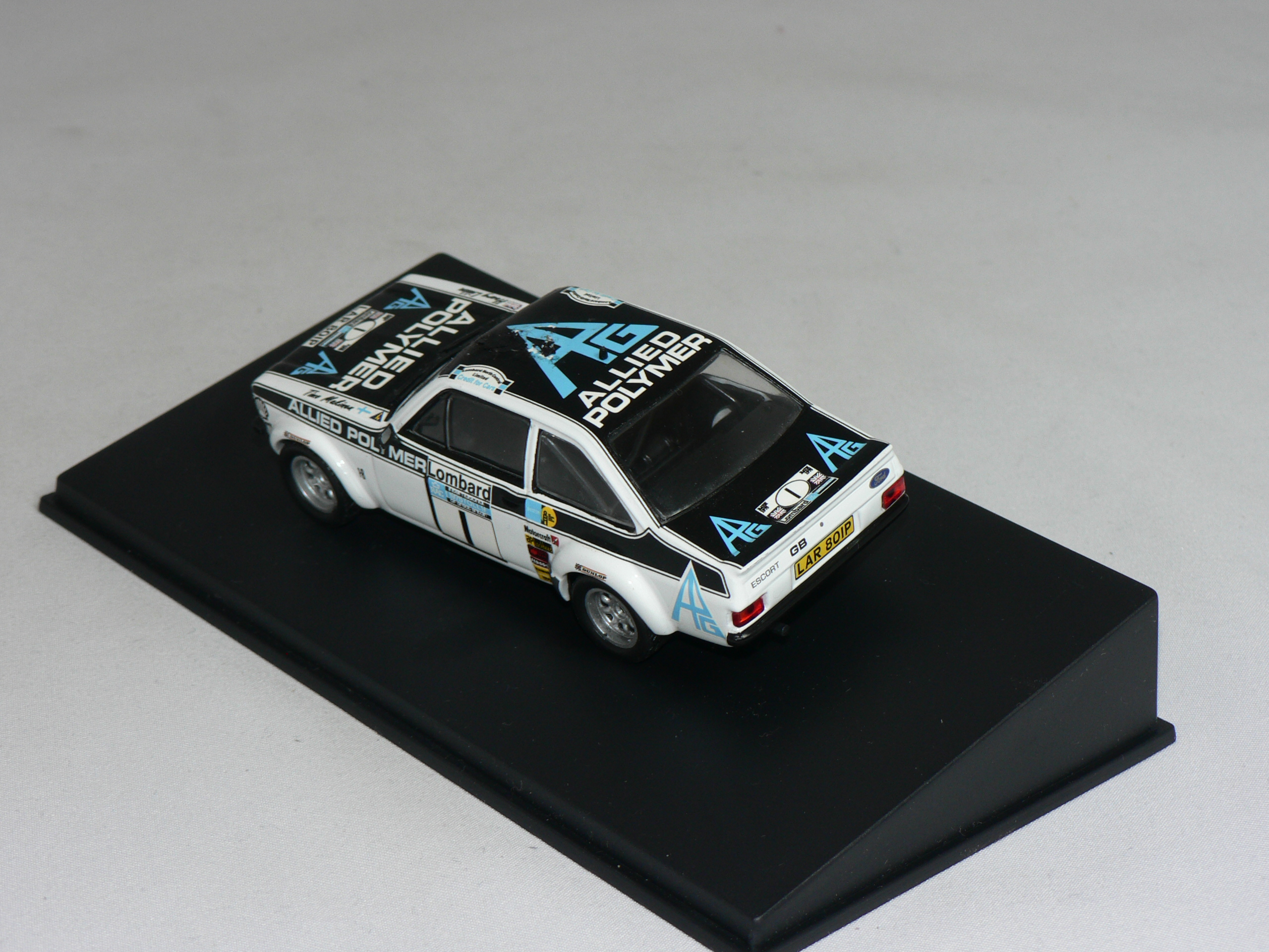 Ford ESCORT II RS 1800 TEAM ALLIED POLYMER #2  1975 MAKINEN - LIDDON   1:43 Trofeu - 2